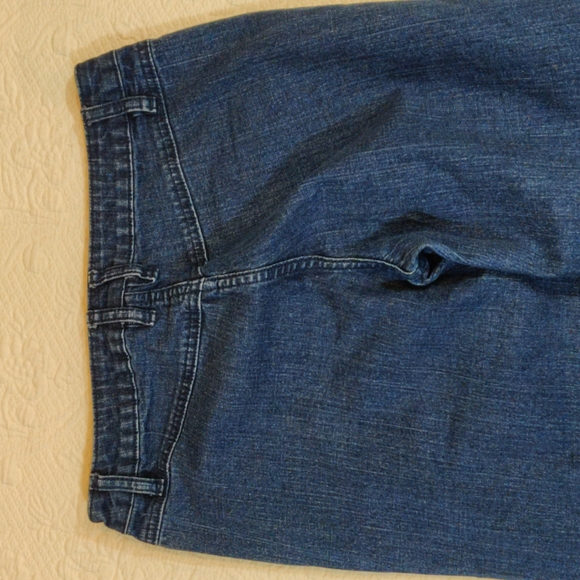 Farlow Wide Leg Bell Bottom Blue Jeans - Picture 10 of 11